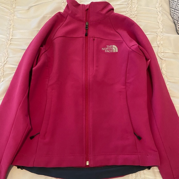 North Face Raspberry Apex Bionic Full Zip Jacket - Picture 2 of 6